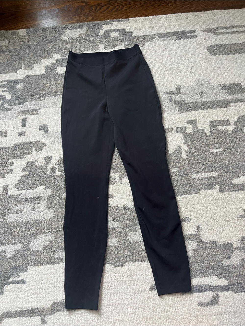 Express Black Ponte Leggings with Slim Fit
